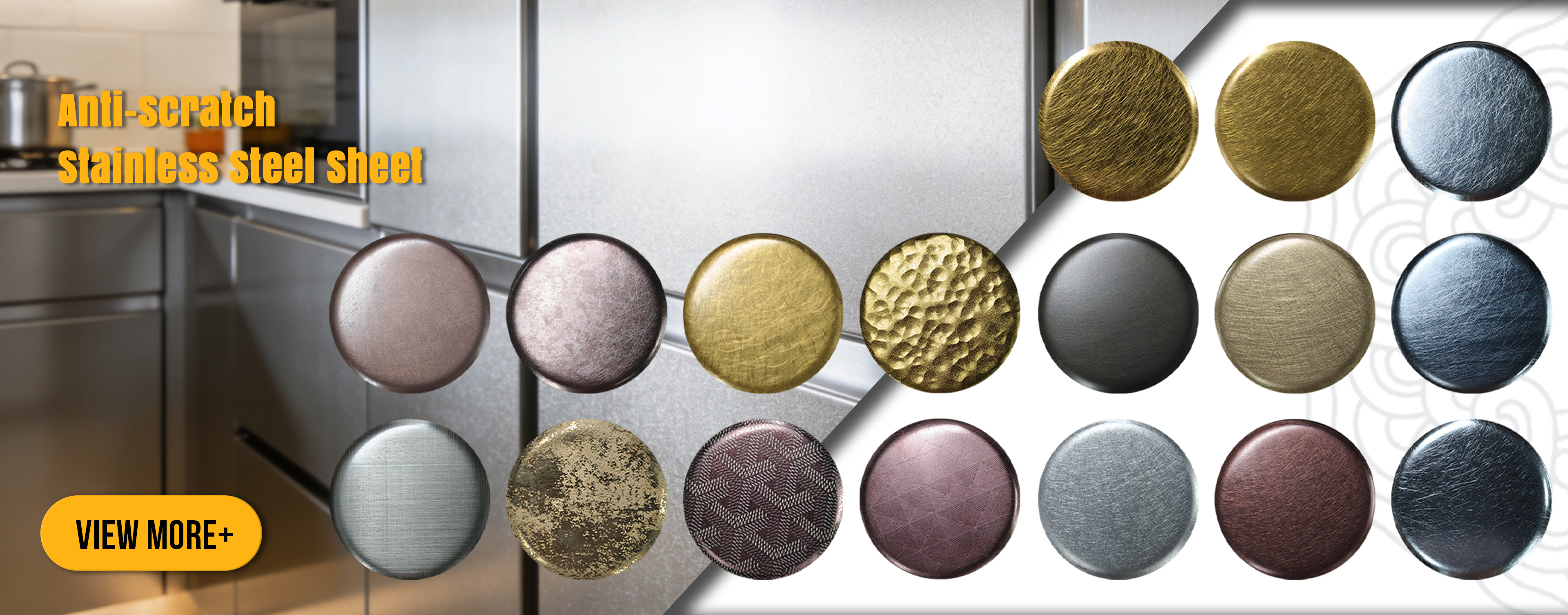 Anti-scratch Stainless Steel Sheet Kitchen Countertop