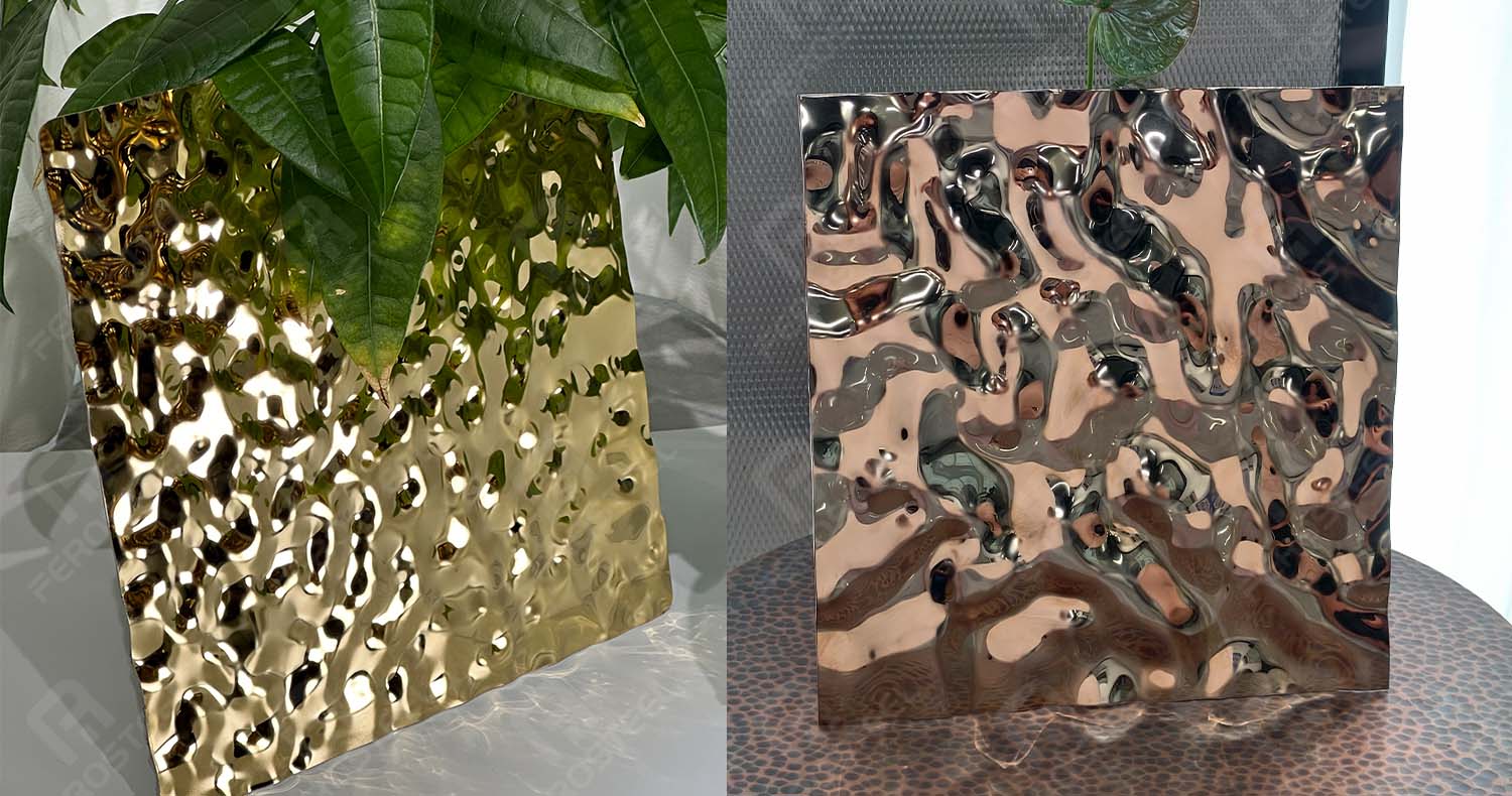 water ripple stainless steel sheets
